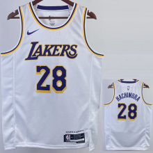22-23 LAKERS HACHIMURA #28 White Top Quality Hot Pressing NBA Jersey