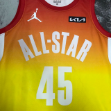 2023 ALL STAR MITCHELL #45 Yellow Top Quality Hot Pressing NBA Jersey