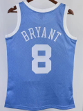 2004-05 LAKERS BRYANT #8 Sky Blue Retro Top Quality Hot Pressing NBA Jersey
