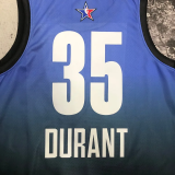 2023 ALL STAR DURANT #35 Blue Top Quality Hot Pressing NBA Jersey