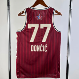 23-24 ALL-STAR DONCIC #77 Red Top Quality Hot Pressing NBA Jersey