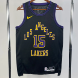 23-24 LAKERS REAVES #15 Black City Edition Top Quality Hot Pressing NBA Jersey