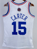 ALL-STAR CARTER #15 White Top Quality Hot Pressing NBA Jersey