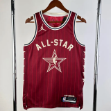 23-24 ALL-STAR JAMES #23 Red Top Quality Hot Pressing NBA Jersey