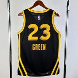23-24 WARRIORS GREEN #23 Black City Edition Top Quality Hot Pressing NBA Jersey