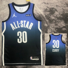 2023 ALL STAR CURRY #30 Blue Top Quality Hot Pressing NBA Jersey