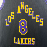 23-24 LAKERS BRYANT #8 Black City Edition Top Quality Hot Pressing NBA Jersey