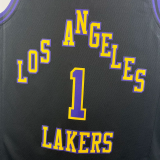 23-24 LAKERS RUSSELL #1 Black City Edition Top Quality Hot Pressing NBA Jersey
