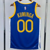 22-23 WARRIORS KUMINGA #00 Blue Top Quality Hot Pressing NBA Jersey