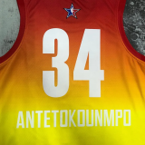 2023 ALL STAR ANTETOKOUNMPO #34 Yellow Top Quality Hot Pressing