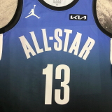 2023 ALL STAR GEORGE #13 Blue Top Quality Hot Pressing NBA Jersey