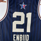 23-24 ALL-STAR ENBIID #21 Blue Top Quality Hot Pressing NBA Jersey