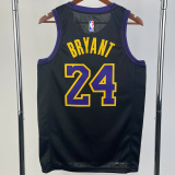 23-24 LAKERS BRYANT #24 Black City Edition Top Quality Hot Pressing NBA Jersey