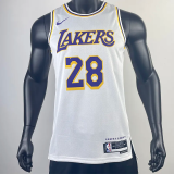 22-23 LAKERS HACHIMURA #28 White Top Quality Hot Pressing NBA Jersey