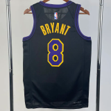 23-24 LAKERS BRYANT #8 Black City Edition Top Quality Hot Pressing NBA Jersey