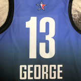 2023 ALL STAR GEORGE #13 Blue Top Quality Hot Pressing NBA Jersey