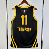 23-24 WARRIORS THOMPSON #11 Black City Edition Top Quality Hot Pressing NBA Jersey