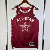 23-24 ALL-STAR EDWARDS #5 Red Top Quality Hot Pressing NBA Jersey