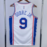 22-23 76ERS OUBRE JR. #9 White Top Quality Hot Pressing NBA Jersey