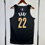 23-24 Grizzlies BANE #22 Black City Edition Top Quality Hot Pressing NBA Jersey