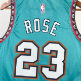 Grizzlies ROSE #23 Blue Top Quality Hot Pressing NBA Jersey