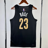 23-24 Grizzlies ROSE #23 Black City Edition Top Quality Hot Pressing NBA Jersey
