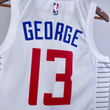 22-23 Clippers GEORGE #13 White Top Quality Hot Pressing NBA Jersey