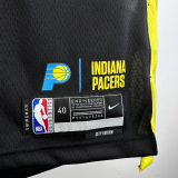 23-24 Indiana Pacers HALLBURTON #0 Black City Edition Top Quality Hot Pressing NBA Jersey