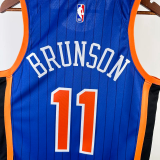 23-24 KNICKS BRUNSON #11 Blue City Edition Top Quality Hot Pressing NBA Jersey