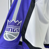 23-24 Kings White Home Top Quality NBA Pants