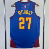 22-23 Nuggets MURRAY #27 Blue Top Quality Hot Pressing NBA Jersey (Trapeze Edition) 飞人版