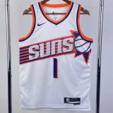 23-24 SUNS BOOKER #1 White Top Quality Hot Pressing NBA Jersey