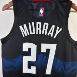23-24 Nuggets MURRAY #27 Black City Edition Top Quality Hot Pressing NBA Jersey
