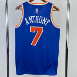22-23 KNICKS ANTHONY #7 Blue Top Quality Hot Pressing NBA Jersey