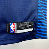 23-24 OKC Thunder GILGEOUS-ALEXANDER #2 Blue City Edition Top Quality Hot Pressing NBA Jersey (蓝色条纹 )