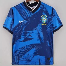 2-23 Brazil Special Edition Blue Fans Training Soccer Jersey