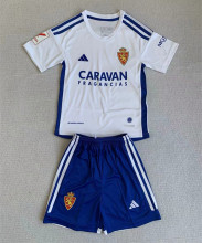 23-24 Zaragoza Home Kids Soccer Jersey