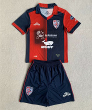 23-24 Cagliari Home Kids Soccer Jersey