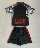 23-24 New York Red BullsThird Kids Soccer Jersey