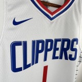 2023 Clippers HARDEN #1 White Top Quality Hot Pressing Kids NBA Jersey