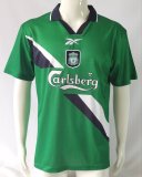 1999-2000 LIV Away Green Retro Soccer Jersey