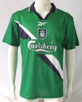 1999-2000 LIV Away Green Retro Soccer Jersey
