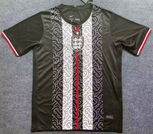 2021 England Exposure Edition Black Fans Soccer Jersey