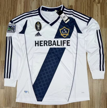 2012-2013 LA Galaxy Home Long Sleeve Retro Soccer Jersey