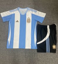 23-22024 Argentina Home Fans Kids Soccer Jersey
