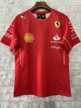 2024 F1 Ferrari New Pattern Short Sleeve Racing Suit