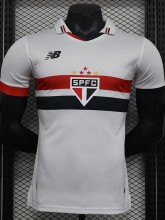 24-25 Sao Paulo Home Player Version Soccer Jersey