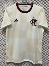 2024 Flamengo White Pink Training shirts