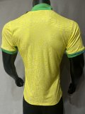 2024 Brazil Home Player Version Soccer Jersey