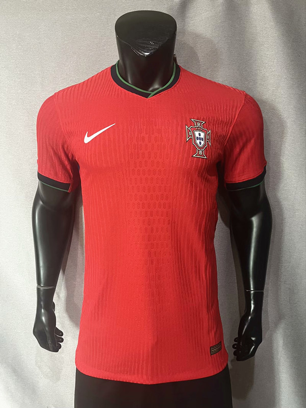 2024 Portugal European Cup Home Player Version Soccer Jersey